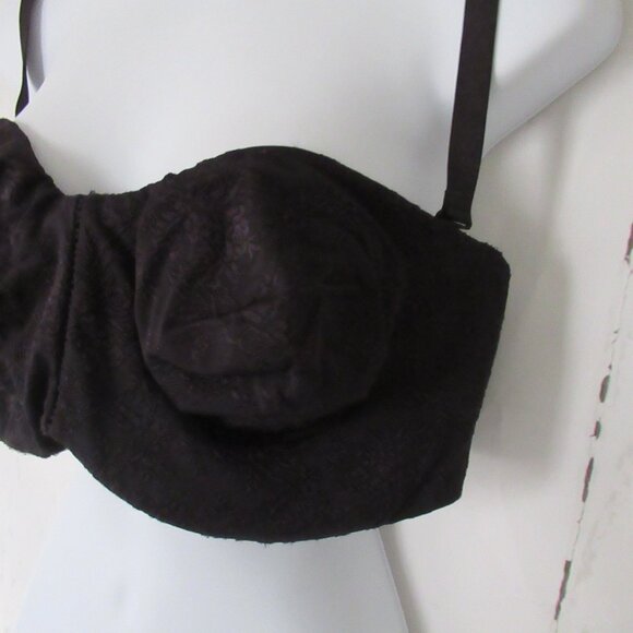 Lunaire Bra Black 42D Convertible Strapless Underwire 175-11 - Picture 7 of 7